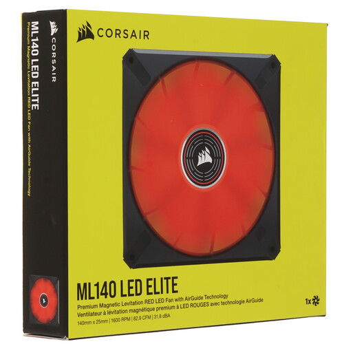 Купить Вентилятор Corsair ML140 LED ELITE  5610081. Характеристики, отзывы и цены в Донецке