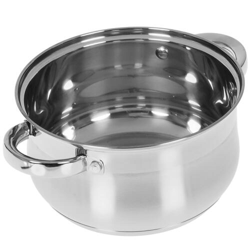 Купить Кастрюля TM Appetite Elisa JL03343 3.4 л 20 см серебристый  5401174. Характеристики, отзывы и цены в Донецке