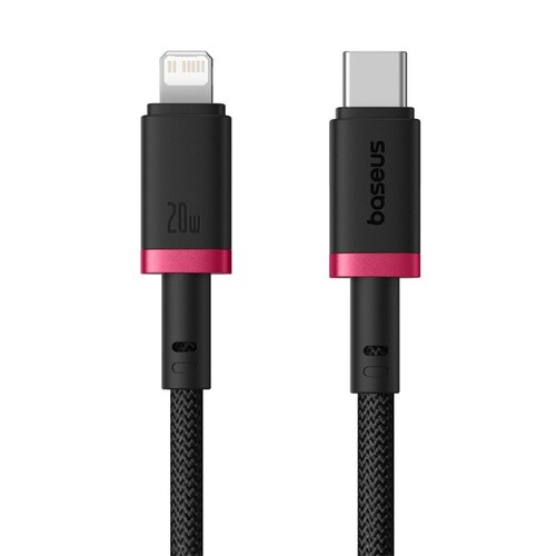 Купить Кабель круглый Baseus Lightning 8-pin - USB Type-C красный 2 м  5627542. Характеристики, отзывы и цены в Донецке