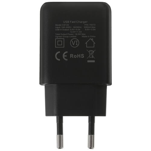 Купить Сетевое зарядное устройство Ugreen CD122 черный  4778879. Характеристики, отзывы и цены в Донецке