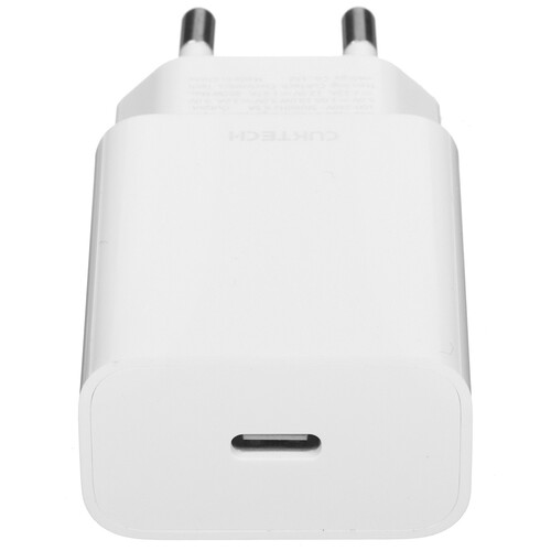 Купить Сетевое зарядное устройство CUKTECH fast charger (20W) белый  5470326. Характеристики, отзывы и цены в Донецке