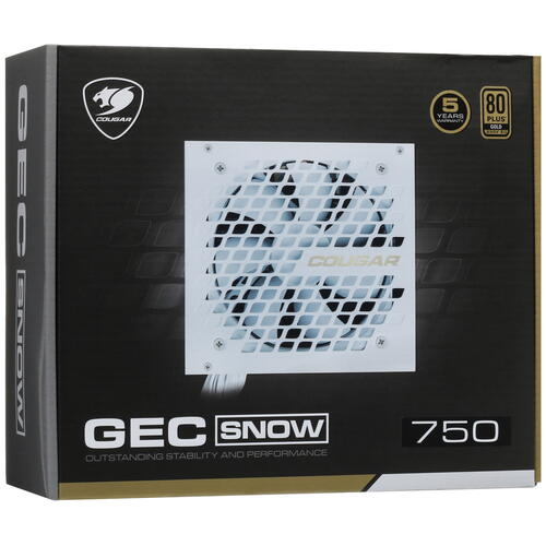 Купить Блок питания Cougar GEC SNOW 750  5088485. Характеристики, отзывы и цены в Донецке