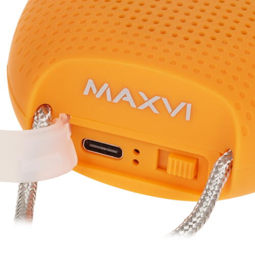 Купить Портативная колонка Maxvi PS-01, оранжевый  9977022. Характеристики, отзывы и цены в Донецке