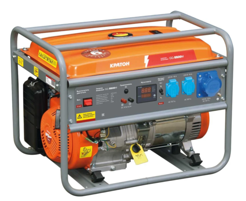 Купить Электрогенератор   бензиновый Кратон GG-5500M  9126390. Характеристики, отзывы и цены в Донецке