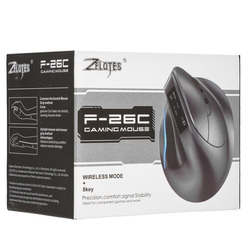 Купить Мышь беспроводная Zelotes F-26C  9235629. Характеристики, отзывы и цены в Донецке