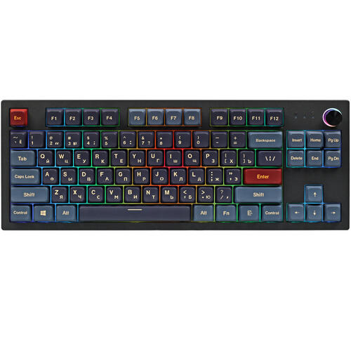 Купить Клавиатура проводная Montech Mkey 87 Darkness  5098074. Характеристики, отзывы и цены в Донецке