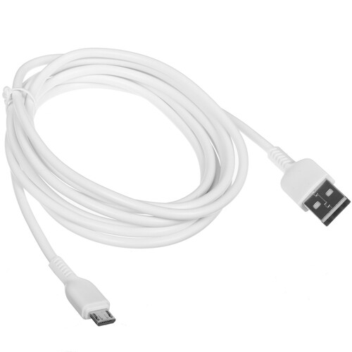 Купить Кабель круглый Hoco micro USB - USB 2.0 Type-A белый 2 м  5470815. Характеристики, отзывы и цены в Донецке