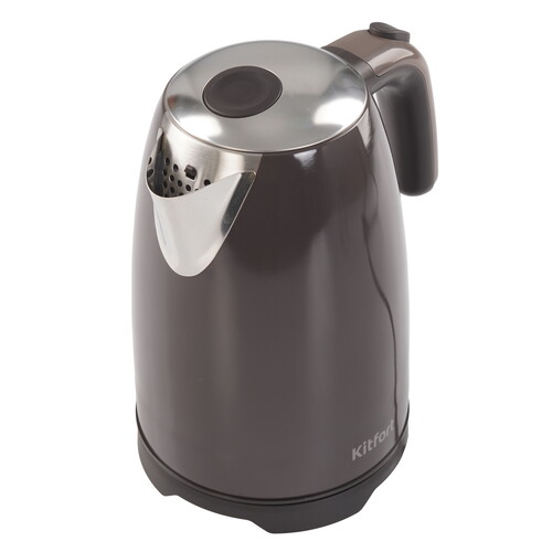 Купить Электрочайник Kitfort КТ-8702 коричневый  9267939. Характеристики, отзывы и цены в Донецке