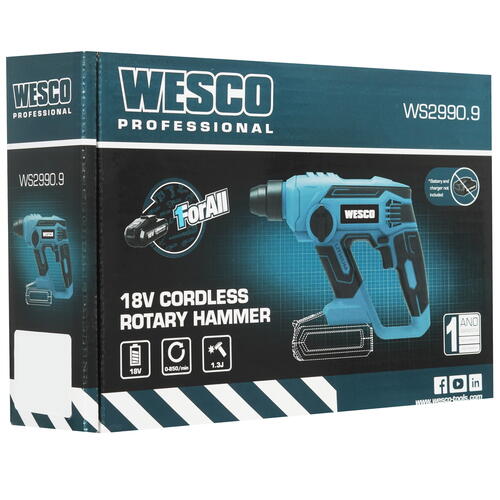 Купить Перфоратор Wesco WS2990.9 1ForAll 18V , Без ЗУ, Без АКБ  5410735. Характеристики, отзывы и цены в Донецке