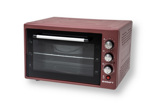 Купить Мини-печь Kraft KF-MO 3800 R красный  9917167. Характеристики, отзывы и цены в Донецке