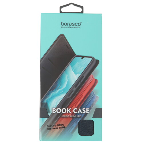 Купить Чехол-книжка  BoraSCO Book Case для Samsung Galaxy M55 синий  5612806. Характеристики, отзывы и цены в Донецке