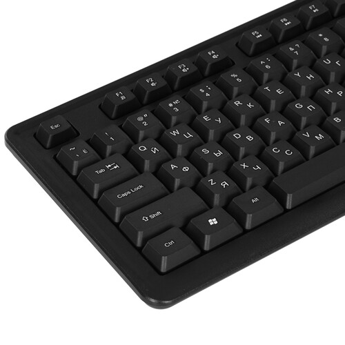 Купить Клавиатура+мышь  проводная  Oklick S605 черный  5603041. Характеристики, отзывы и цены в Донецке