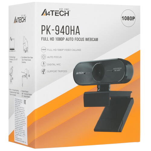 Купить Веб-камера A4Tech PK-940HA  4711107. Характеристики, отзывы и цены в Донецке