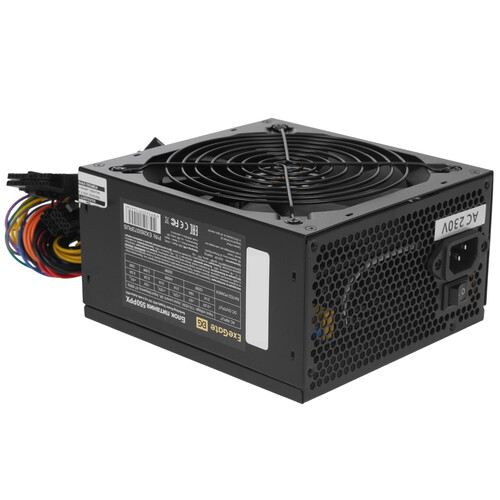 Купить Блок питания ExeGate 550PPX [EX282073RUS-S] черный  5354912. Характеристики, отзывы и цены в Донецке