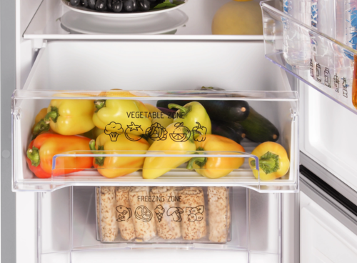 Купить Холодильник с морозильником   NORD NRB 124 S серебристый  9291892. Характеристики, отзывы и цены в Донецке