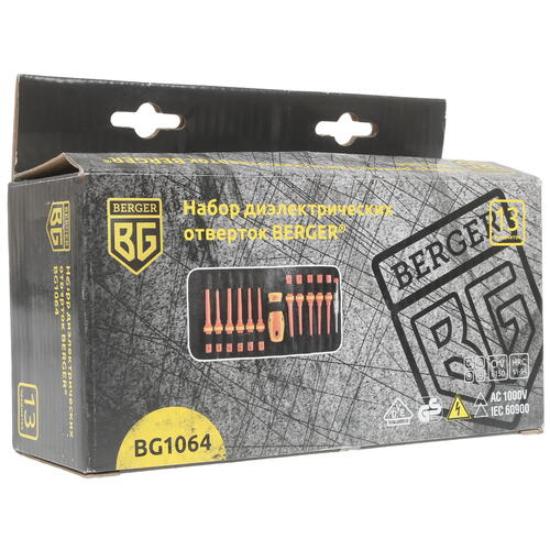 Купить Набор отверток BERGER BG1064  1250960. Характеристики, отзывы и цены в Донецке