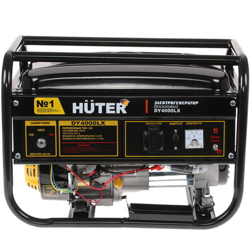Купить Электрогенератор   бензиновый Huter DY4000LX  6717381. Характеристики, отзывы и цены в Донецке