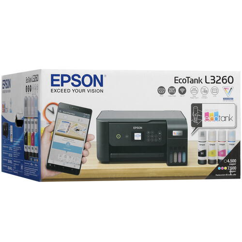 Купить МФУ струйное Epson L3260  5093615. Характеристики, отзывы и цены в Донецке