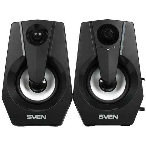 Купить Колонки SVEN 370 черный  5063925. Характеристики, отзывы и цены в Донецке