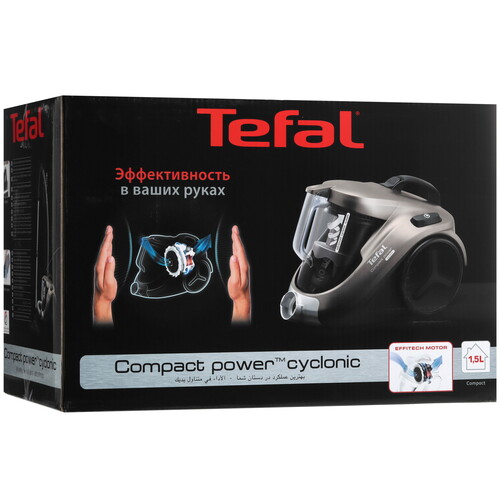 Купить Пылесос Tefal Compact Power TW3786RA серый  5605865. Характеристики, отзывы и цены в Донецке