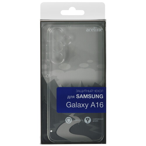 Купить Накладка  Aceline Silicone для Samsung Galaxy A16 4G прозрачный  9202956. Характеристики, отзывы и цены в Донецке