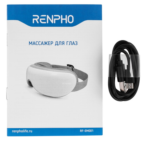 Купить Массажер Renpho Eyeris 1 RF-EM001 белый  9163272. Характеристики, отзывы и цены в Донецке