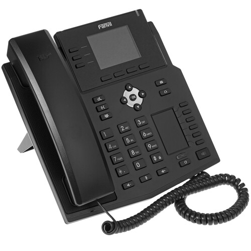 Купить Телефон VoIP Fanvil X4U черный  1624202. Характеристики, отзывы и цены в Донецке