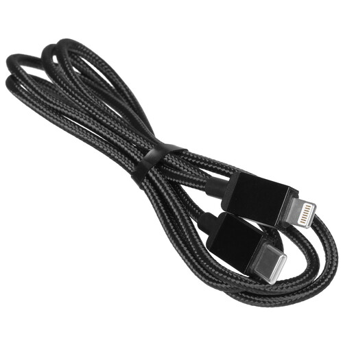 Купить Кабель круглый Borofone Lightning 8-pin - USB Type-C черный 1 м  5635322. Характеристики, отзывы и цены в Донецке