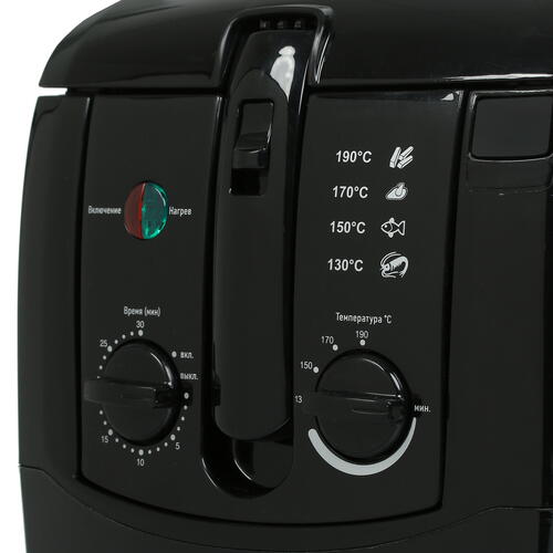 Купить Фритюрница BRAYER 2830BR-BK черный  9909290. Характеристики, отзывы и цены в Донецке