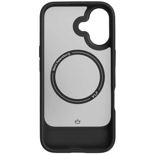 Купить Накладка  VLP Reels Case для Apple iPhone 16 серый/прозрачный  5487086. Характеристики, отзывы и цены в Донецке