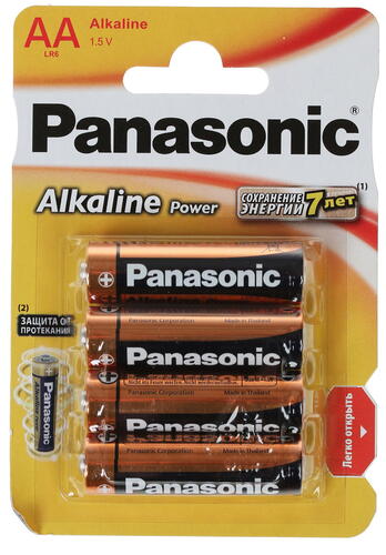 Купить Батарейка щелочная Panasonic Alkaline Power  1113890. Характеристики, отзывы и цены в Донецке