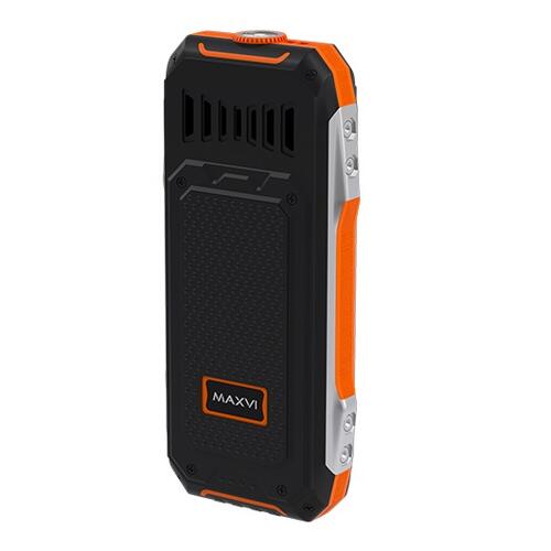 Купить Сотовый телефон Maxvi T100 оранжевый/черный  9064659. Характеристики, отзывы и цены в Донецке