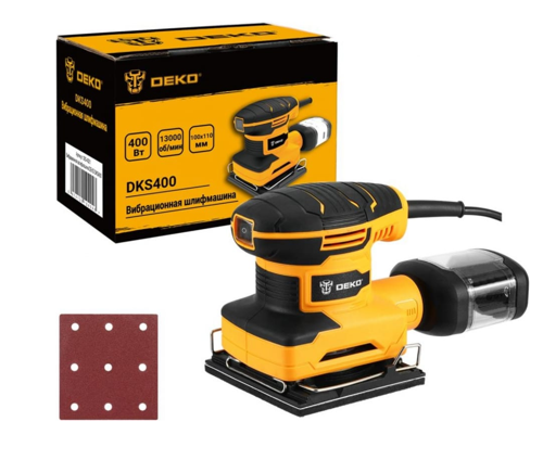 Купить Виброшлифовальная машина DEKO DKS400 063-4321  5452282. Характеристики, отзывы и цены в Донецке