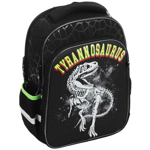 Купить Рюкзак BRAUBERG QUADRO Tyrannosaur черный  9128321. Характеристики, отзывы и цены в Донецке