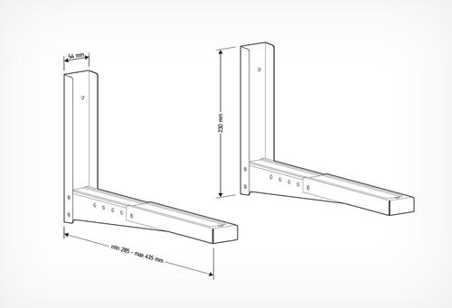 Купить Кронштейн для СВЧ-печи Holder MWS-2002  6605097. Характеристики, отзывы и цены в Донецке