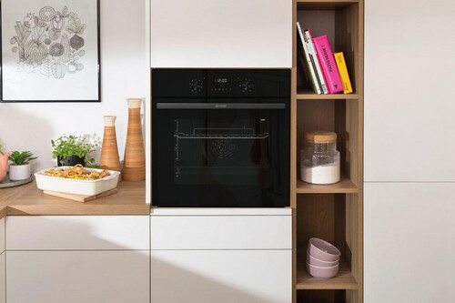 Купить Электрический духовой шкаф Gorenje BO6737E02NBG черный  9291469. Характеристики, отзывы и цены в Донецке