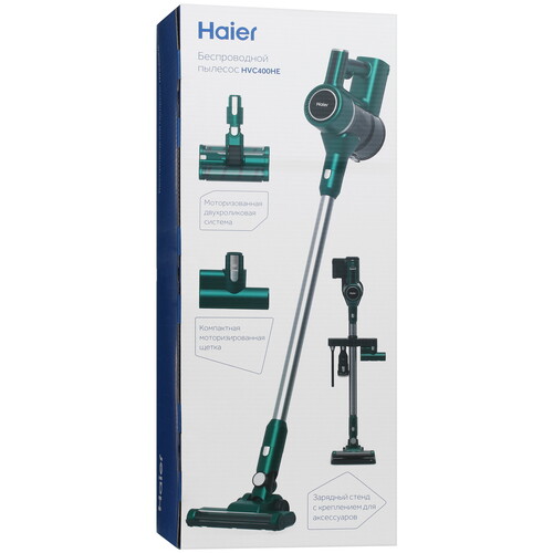 Купить Пылесос  вертикальный  Haier HVC400HE  зеленый  9963386. Характеристики, отзывы и цены в Донецке