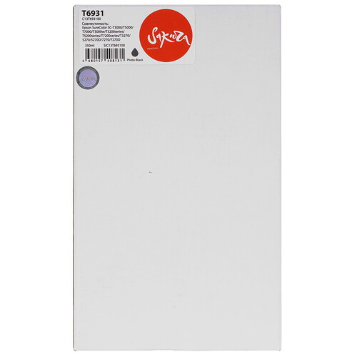 Купить Картридж Sakura C13T693100 (T6931 Photo Black) фото-черный  9159213. Характеристики, отзывы и цены в Донецке