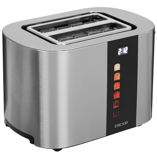 Купить Тостер DEXP DT-M800D серебристый  9116629. Характеристики, отзывы и цены в Донецке