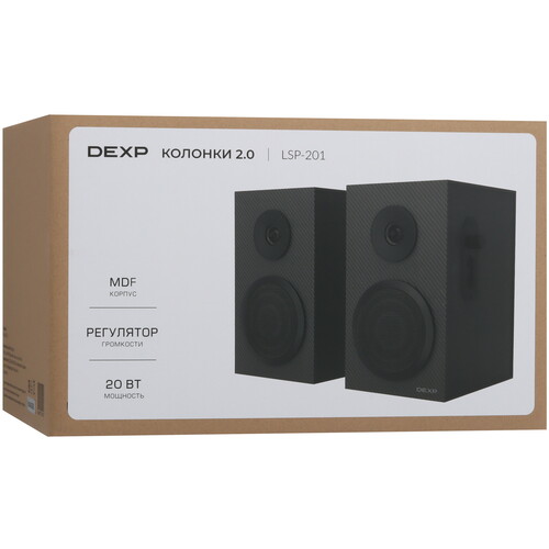 Купить Колонки Dexp LSP-201 черный  9123861. Характеристики, отзывы и цены в Донецке
