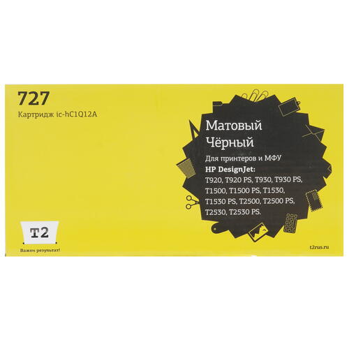 Купить Картридж T2 №727 черный матовый  9981856. Характеристики, отзывы и цены в Донецке
