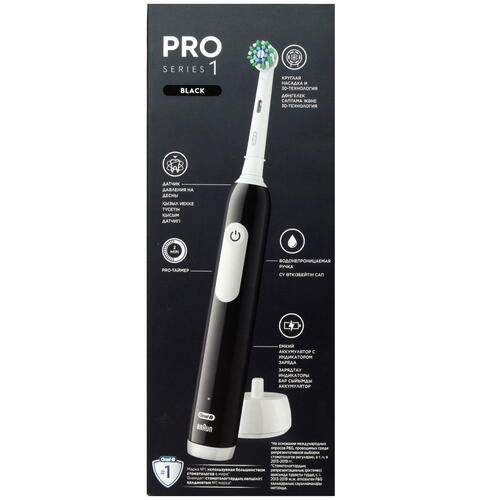 Купить Электрическая зубная щетка Braun Oral-B  Pro 1 (500)/D305.513.3 черный  9073777. Характеристики, отзывы и цены в Донецке
