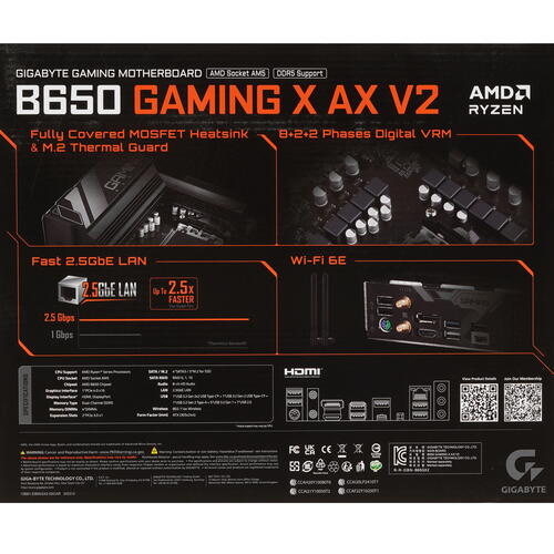 Купить Материнская плата GIGABYTE B650 GAMING X AX V2  5446228. Характеристики, отзывы и цены в Донецке