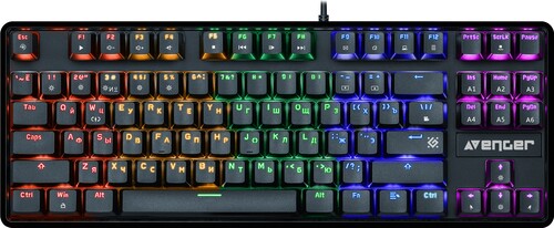 Купить Клавиатура проводная Defender Avenger GK-412 [45410]  5478216. Характеристики, отзывы и цены в Донецке