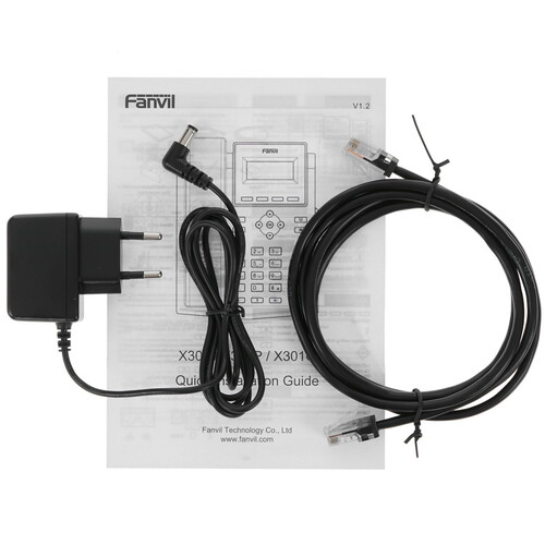 Купить Телефон VoIP Fanvil X301G черный  9983636. Характеристики, отзывы и цены в Донецке
