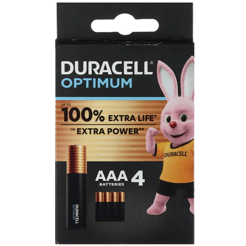 Купить Батарейка Duracell Optimum AAA (LR03/FR03)  5425486. Характеристики, отзывы и цены в Донецке