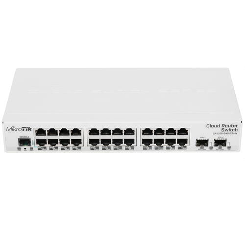 Купить Коммутатор MikroTik CRS326-24G-2S+IN  4744807. Характеристики, отзывы и цены в Донецке