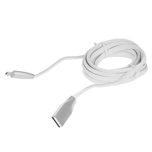 Купить Кабель круглый Cablexpert micro USB - USB 2.0 Type-A белый 1.8 м  5485495. Характеристики, отзывы и цены в Донецке