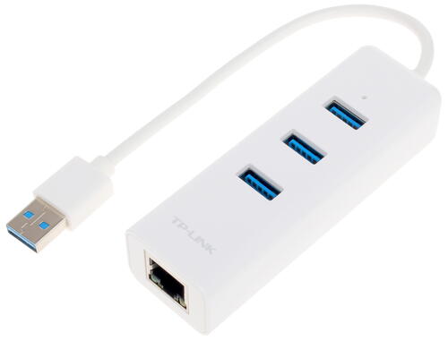 Купить Сетевая карта TP-Link UE330 + USB3.0 HUB 3-port  1107107. Характеристики, отзывы и цены в Донецке