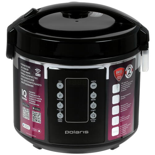Купить Мультиварка Polaris PMC 0528 Wi-FI IQ Home черный  5330078. Характеристики, отзывы и цены в Донецке